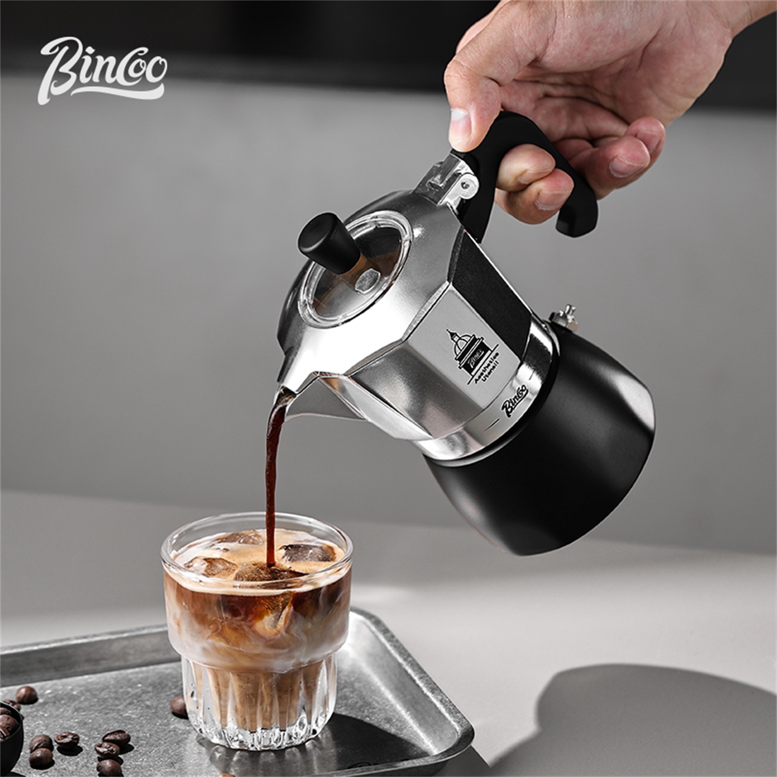 Coffee Equipment Wdt - BINCOO Çift Valfli Moka Pot, Espresso