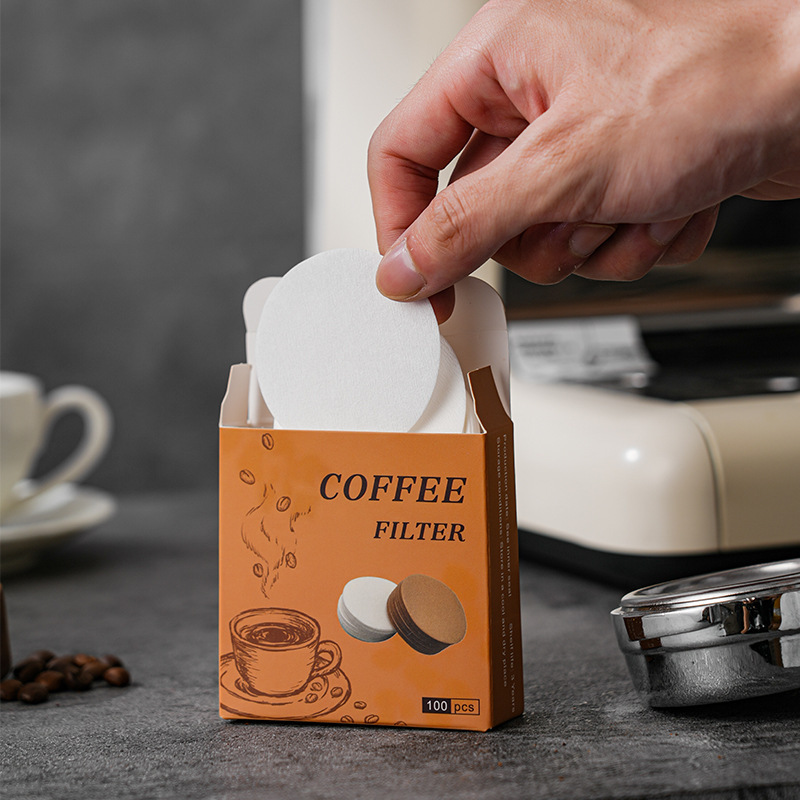 Coffee Equipment Wdt - 100 Adet Yuvarlak Kahve Filtre Kağıdı
