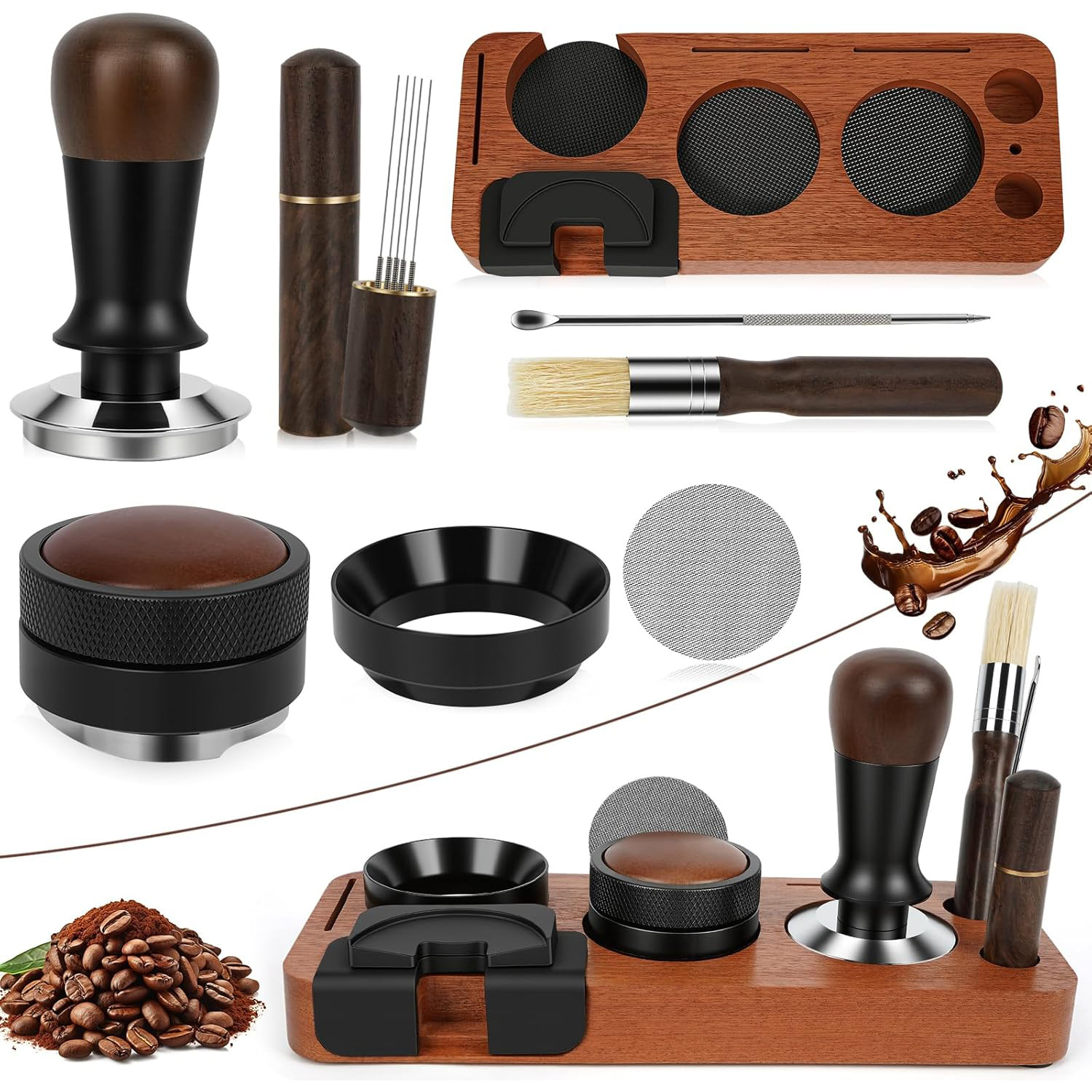 51mm 53mm 58mm 8 Parçalı Espre - Espresso Tamper Set incelemesi ve fiyatı