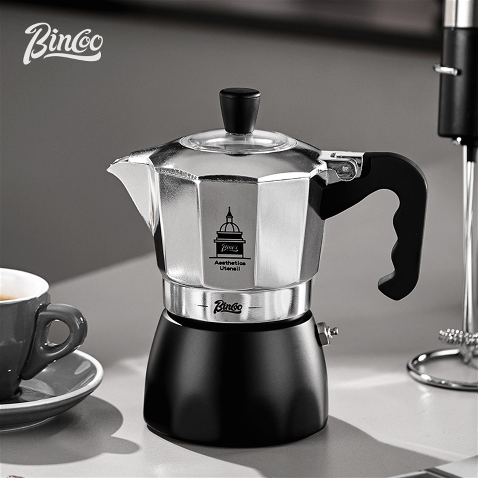 BINCOO Çift Valfli Moka Pot, E - Coffee Equipment Wdt incelemesi ve fiyatı