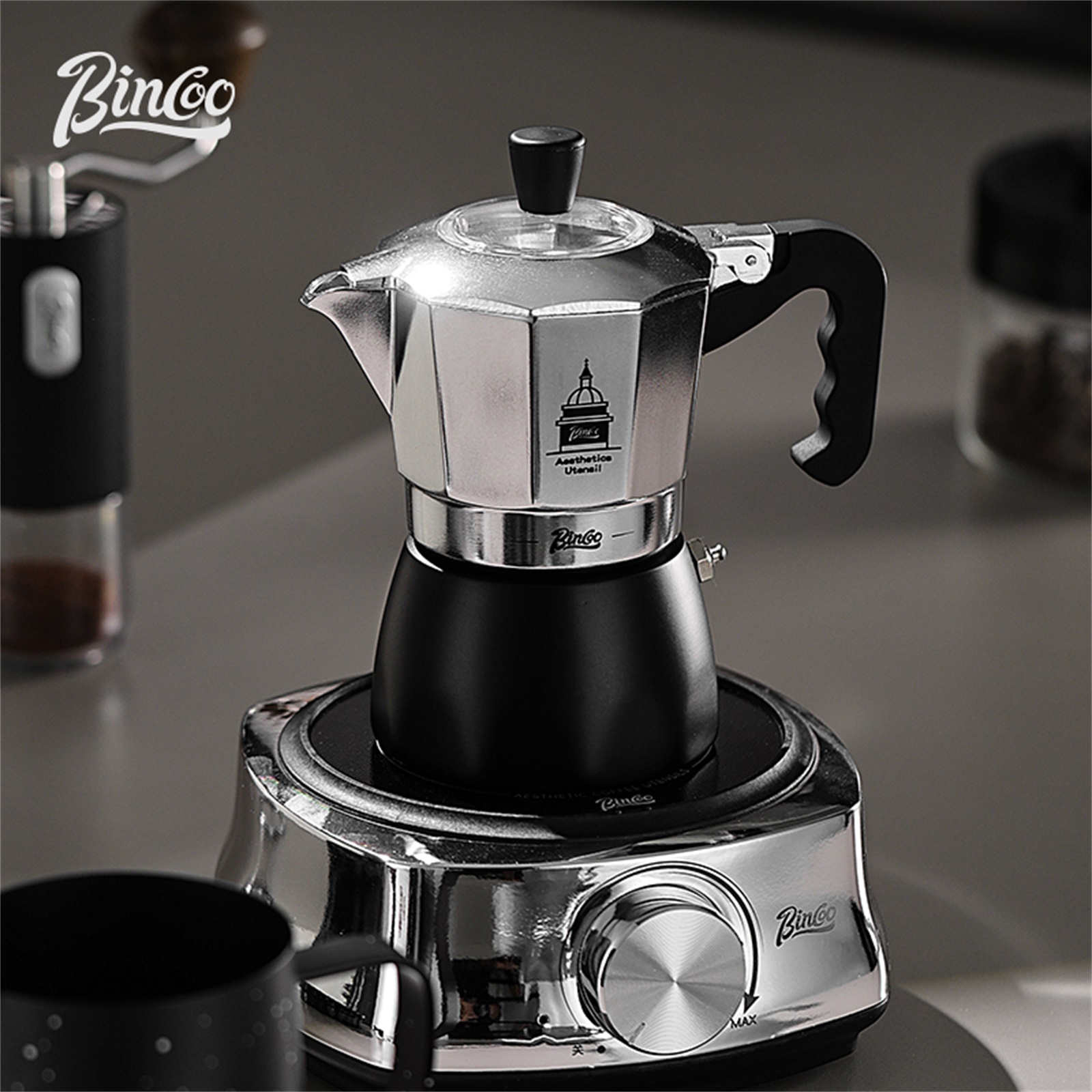 BINCOO Çift Valfli Moka Pot, E - Coffee Equipment Wdt incelemesi ve fiyatı