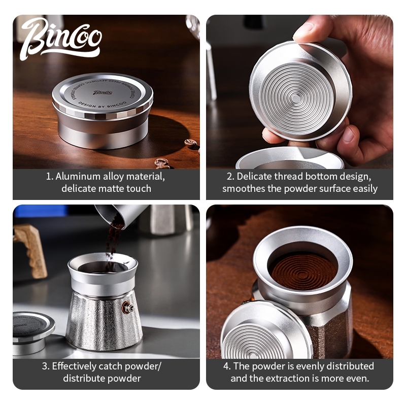 BINCOO Moka Pot Tamper ve Kahv - Espresso Tamper Set incelemesi ve fiyatı