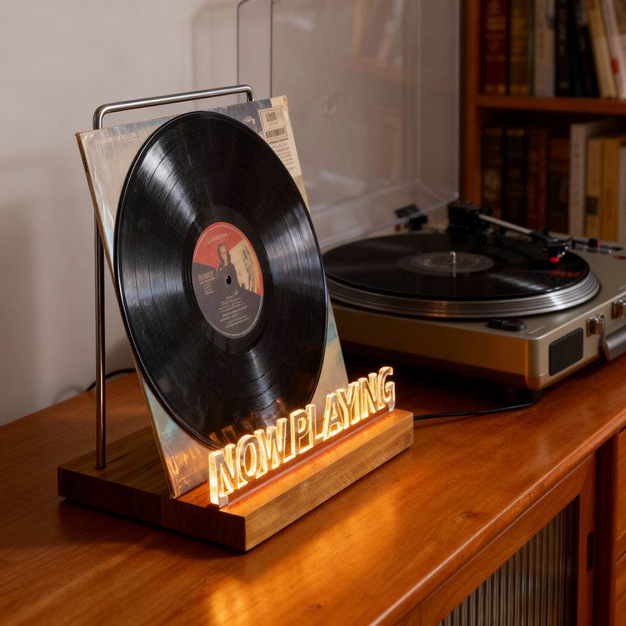 Vinil Plak Tutucu Standı, Kahv - Coffee Equipment Holder incelemesi ve fiyatı