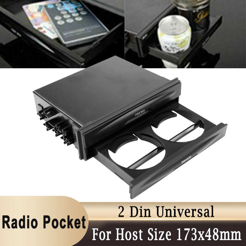 Evrensel 2 Din araba radyo cep - Coffee Equipment Holder incelemesi ve fiyatı