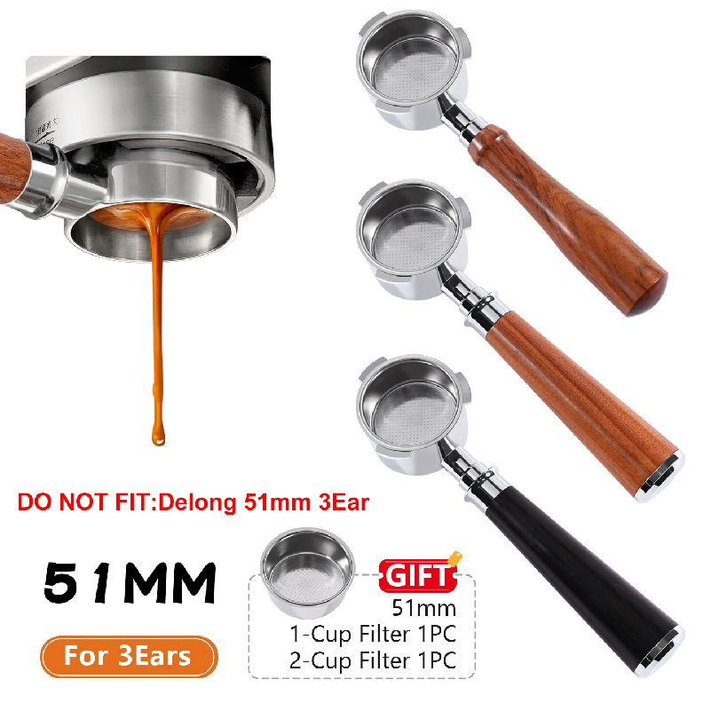 Kahve Dipsiz Portafilter 51mm  - Coffee Equipment Wdt incelemesi ve fiyatı