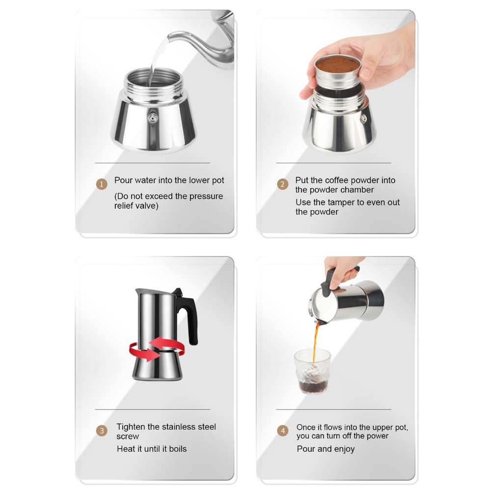 Paslanmaz Çelik Moka Pot Büyük - Coffee Equipment Wdt incelemesi ve fiyatı