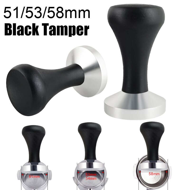 Siyah ahşap saplı 1 adet 51/53 - Espresso Tamper Set incelemesi ve fiyatı